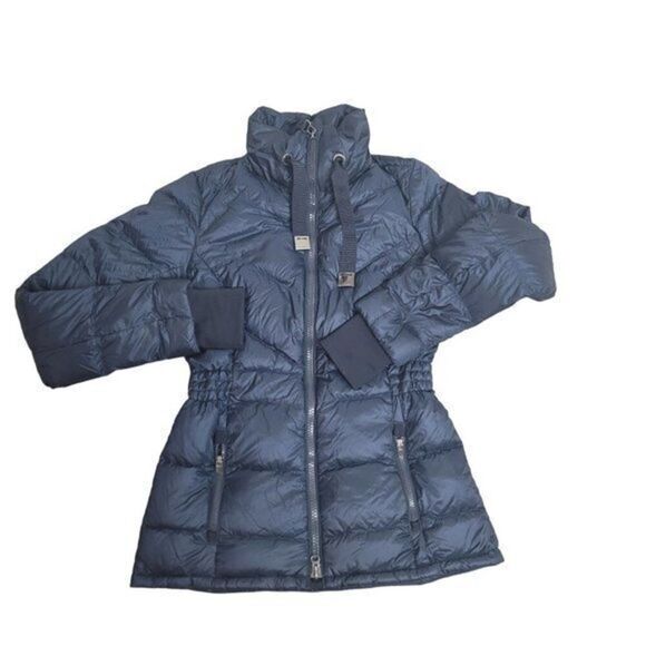 Athleta Womens Size XS‎ Blue Banner Peak Down Full Zip Insulated Puffer Jacket - Picture 1 of 9